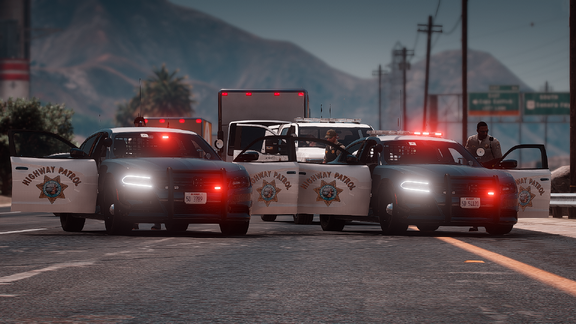 Highway Patrol in Action