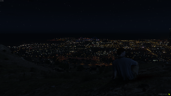 How beautiful is Los Santos at night