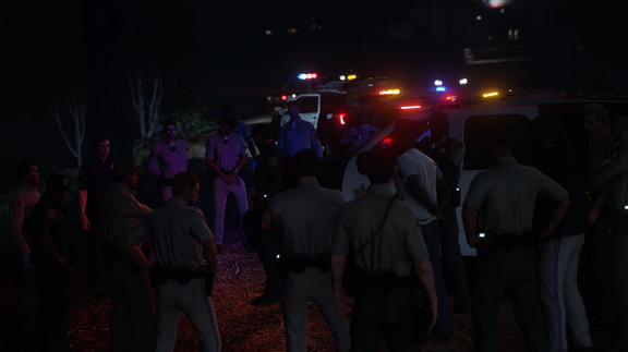 Briefing after a long chase