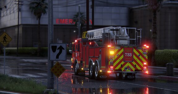 LSCOFD Quint responding