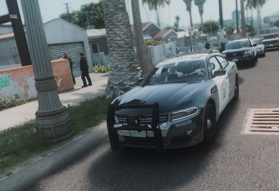 Highway Patrol on Grove Street!