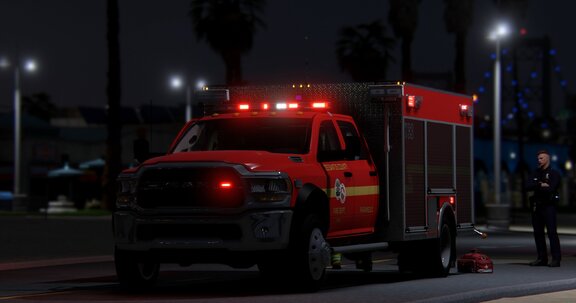 Paramedic SQUAD on beach