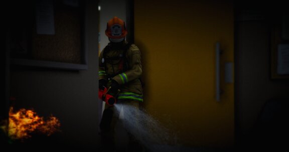 Structure fire 3