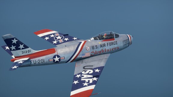 Skyblazer in air.