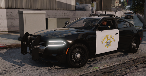 SAHP Southern Division officer in the streets of South Los Santos this morning