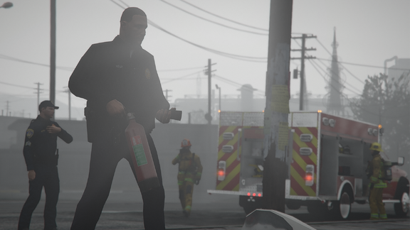 Arrest Ends in Vehicle Fire