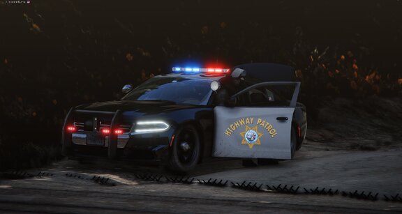 SAHP Dodge Charger on perimeter