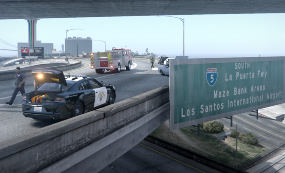 Car Сrash on the Freeway