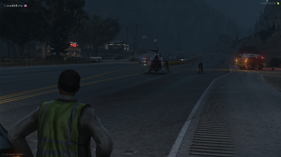 AOD Working at scene