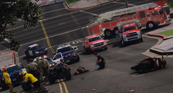 Two-wheeled accident