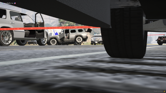 Traffic accident 2-3 miles