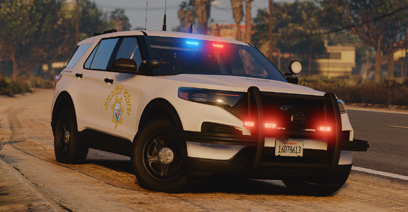 Highway Patrol on Duty.