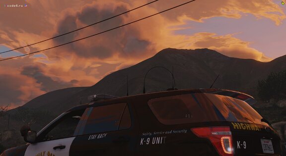 The calm of the mountains and the honor of duty...