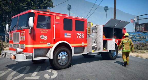 Engine 733 on incident