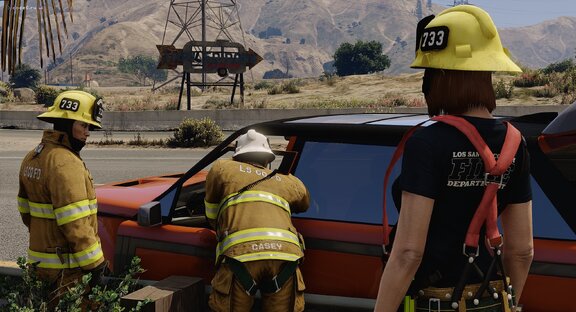 TC incident on highway