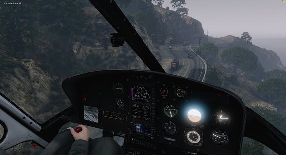 Homeland Security AS350 on patrol