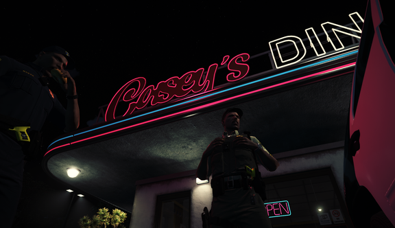 "You know why it became a tradition to give cops donuts?"