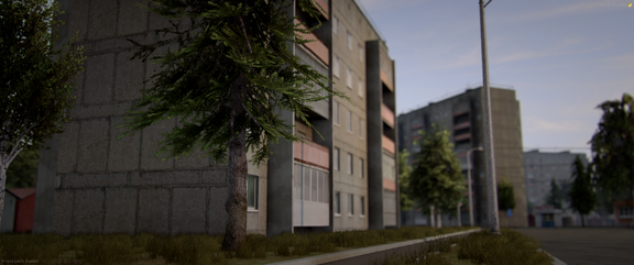 Дома такие стальные, как хрущевки.