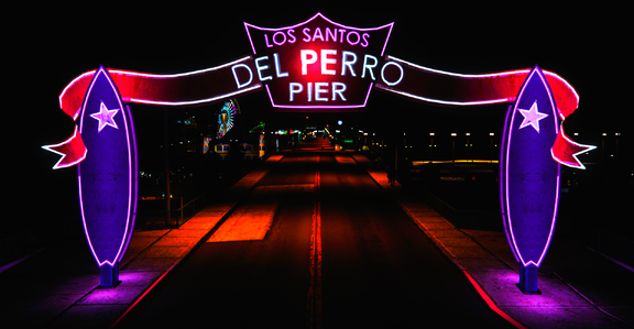 Del Perro Pier night vibe
