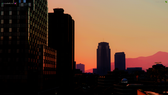 The city falls asleep