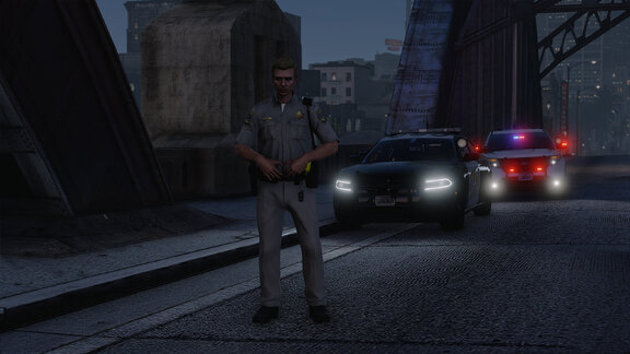 SAHP Trooper on incident