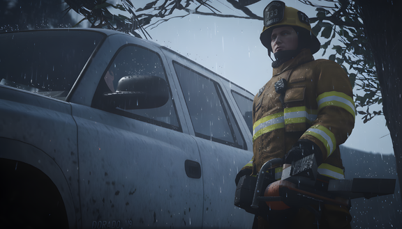 Not all heroes wear capes - some wear helmets