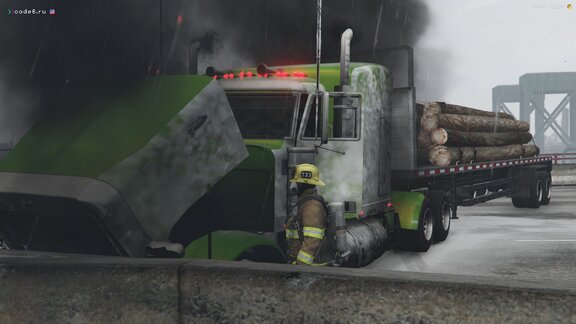 Smokes like a train...