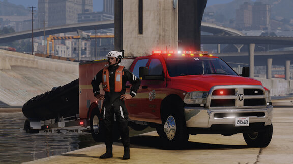 LSCoFD Swift water rescue team