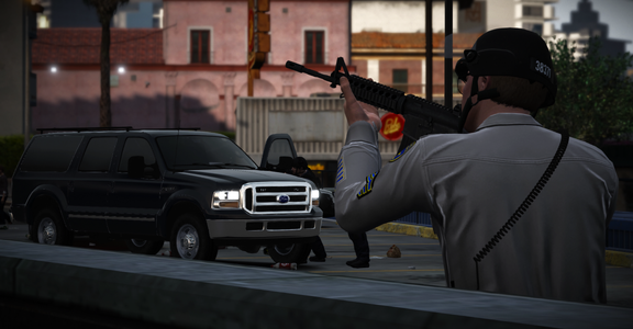 Highway With Big Guns