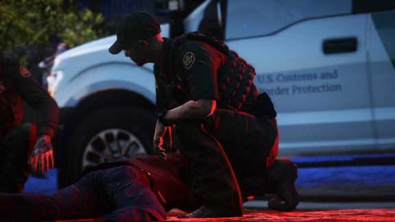 The Border Stands on People