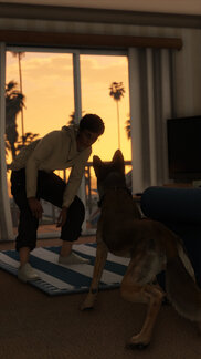 It was your friend returning to you.