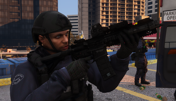 Heavy, isn't it? Heavy is good. Heavy is reliable. If it doesn't work, you can always hit him with it