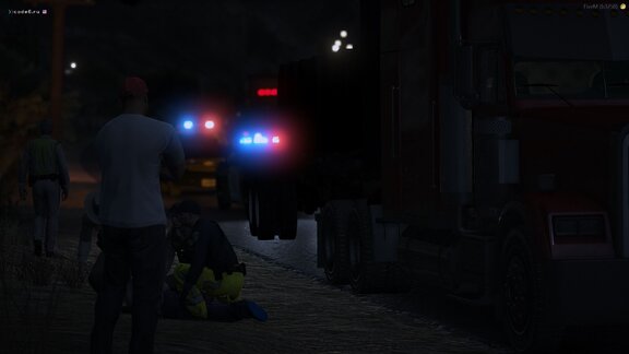 The road is such a road, everything happens