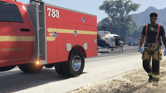 Heli on highway.. God damn