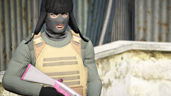 The war aesthetic is serious, but the color palette says 'fashion first'