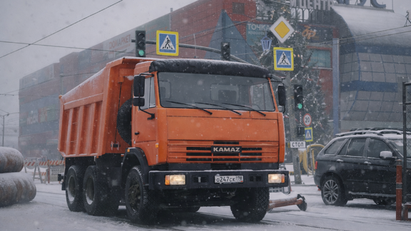 Дорожные работы ТЦ "Парус"