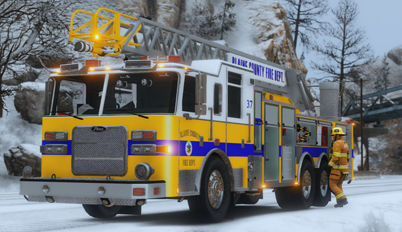 Blaine County Fire Department on scene