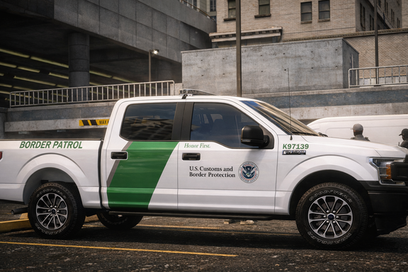 Border Patrol On Scene