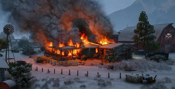 A major fire is a major problem