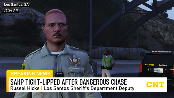 [CNT] Deputy Sheriff Hicks addressed the incident in a brief statement