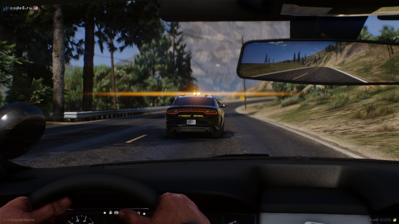 SAHP Dodge Charger responding 3