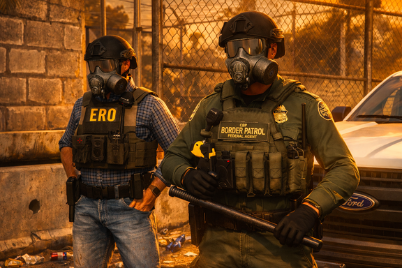 Protesters Clash With ICE Agents