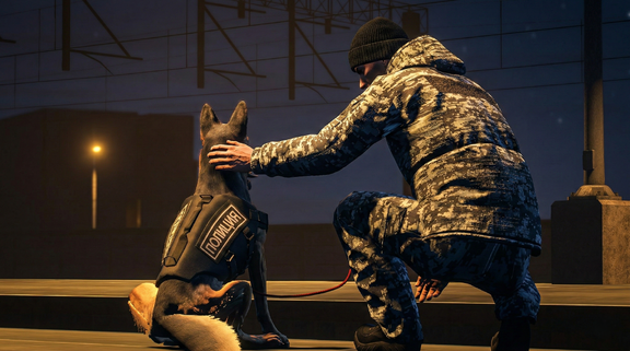 Наша работа опасна и трудна... Но за печеньку можно и побегать!