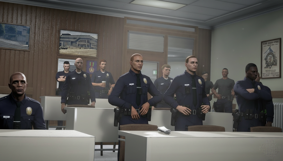 Police Briefing on Alta Station