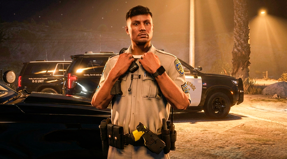 How you doing sir? My name is Trooper Marshall, San Andreas Highway Patrol