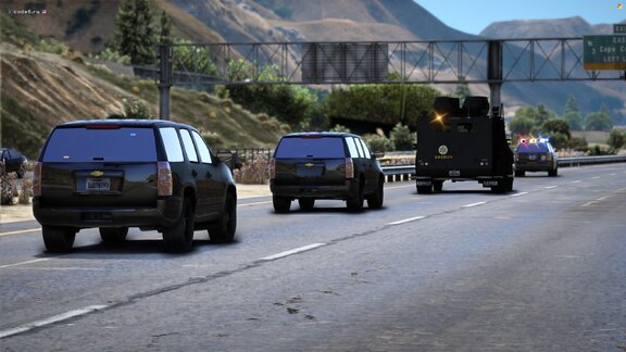 The road to the scene of the accident