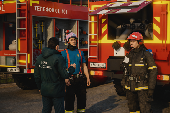 Слаженность, спокойствие и сила — именно так выглядит команда, которая первой встречает огонь лицом к лицу