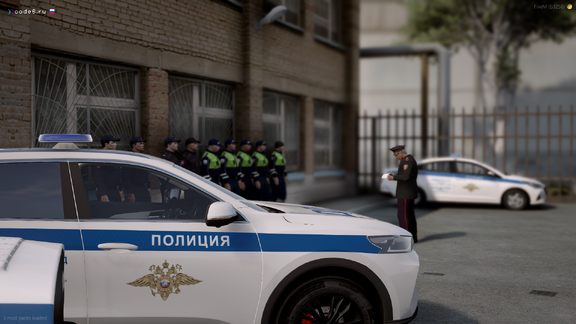 Утренний развод.