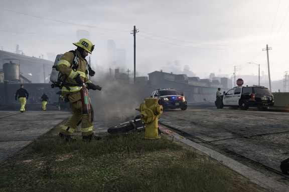 Call the firefighters