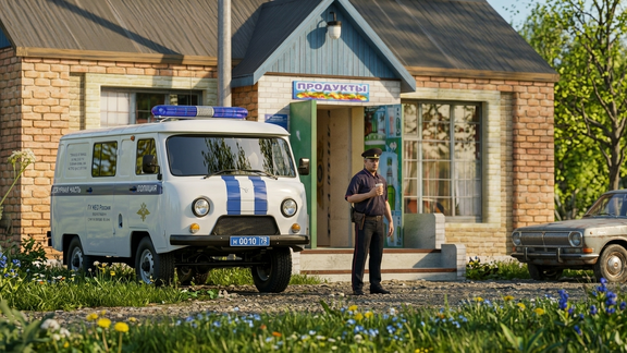 Служба в деревне - когда и порядок под контролем, и завтрак по расписанию...